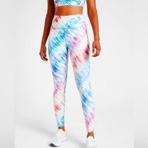 EUC Athleta Love Proudly 7/8 tight Leggings Rainbow Tie Dye Women XSmall